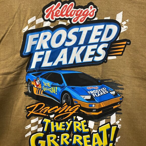 Kelloggs Frosted Flakes Racing They're Great T-Shirt XL - Picture 2 of 4